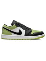 Jordan 1 Low Snakeskin Vivid Green