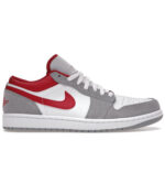 Jordan 1 Low SE Light Smoke Grey Gym Red