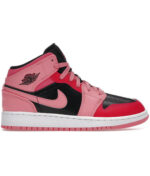 Jordan 1 Mid Coral Chalk