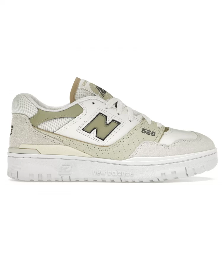 New Balance 550 Sea Salt Olive