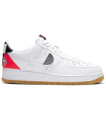 Nike Air Force 1 Low NBA White Crimson Gum